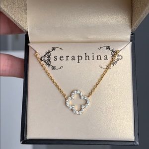 Gold colored necklace